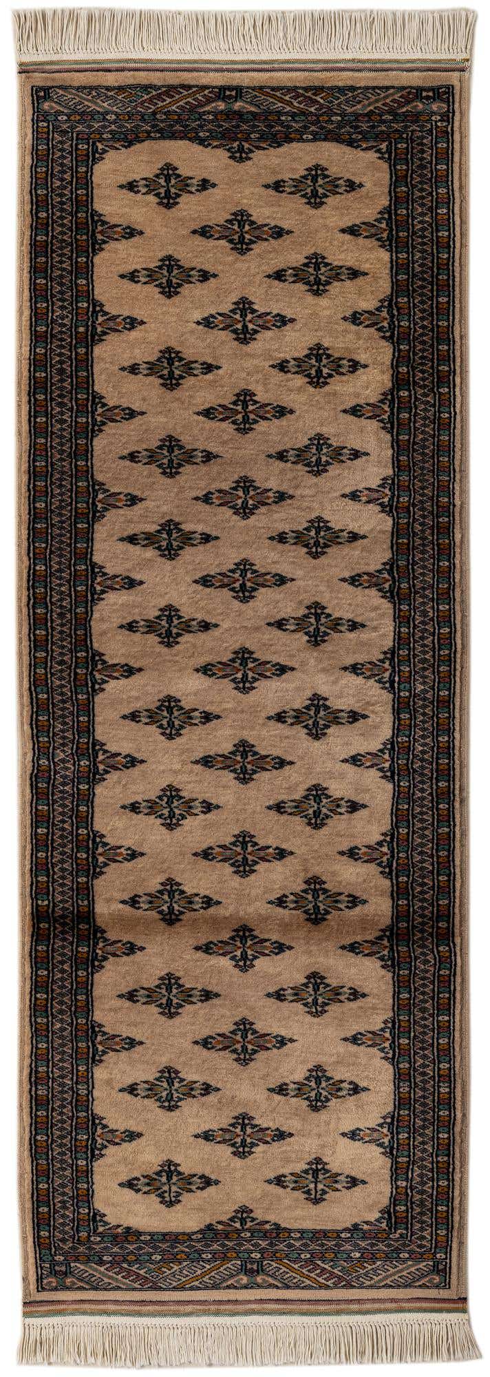 2' 1 x 6' 1 Hand Knotted Bokhara Oriental Wool Runner Rug
