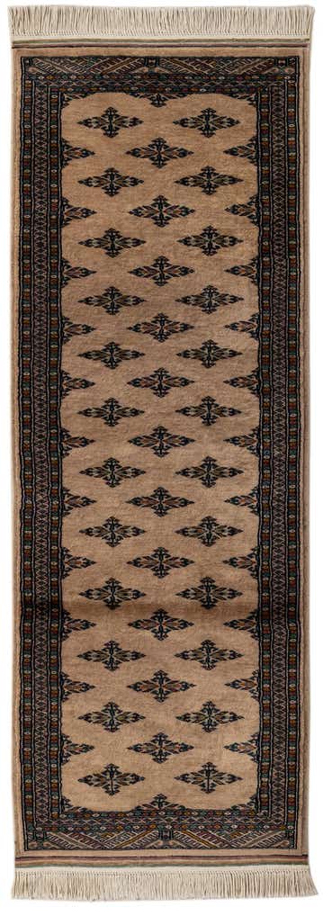2' 1 x 6' 1 Hand Knotted Bokhara Oriental Wool Runner Rug