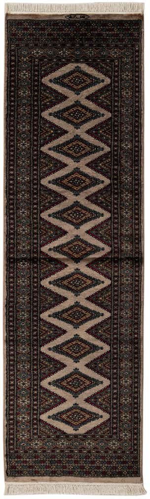 2' 6 x 8' 6 Hand Knotted Bokhara Oriental Wool Runner Rug