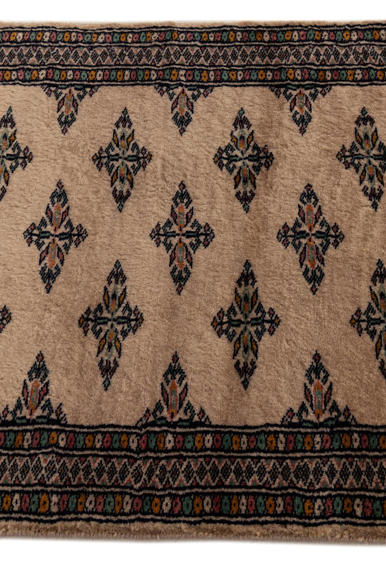 2' 1 x 6' 4 Hand Knotted Bokhara Oriental Wool Runner Rug