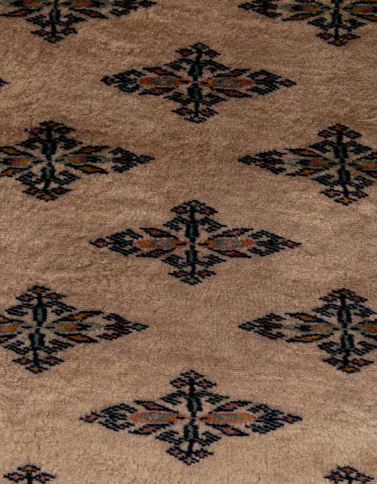 Detail image of 2' 1 x 6' 4  Hand Knotted Bokhara Oriental Wool Runner Rug
