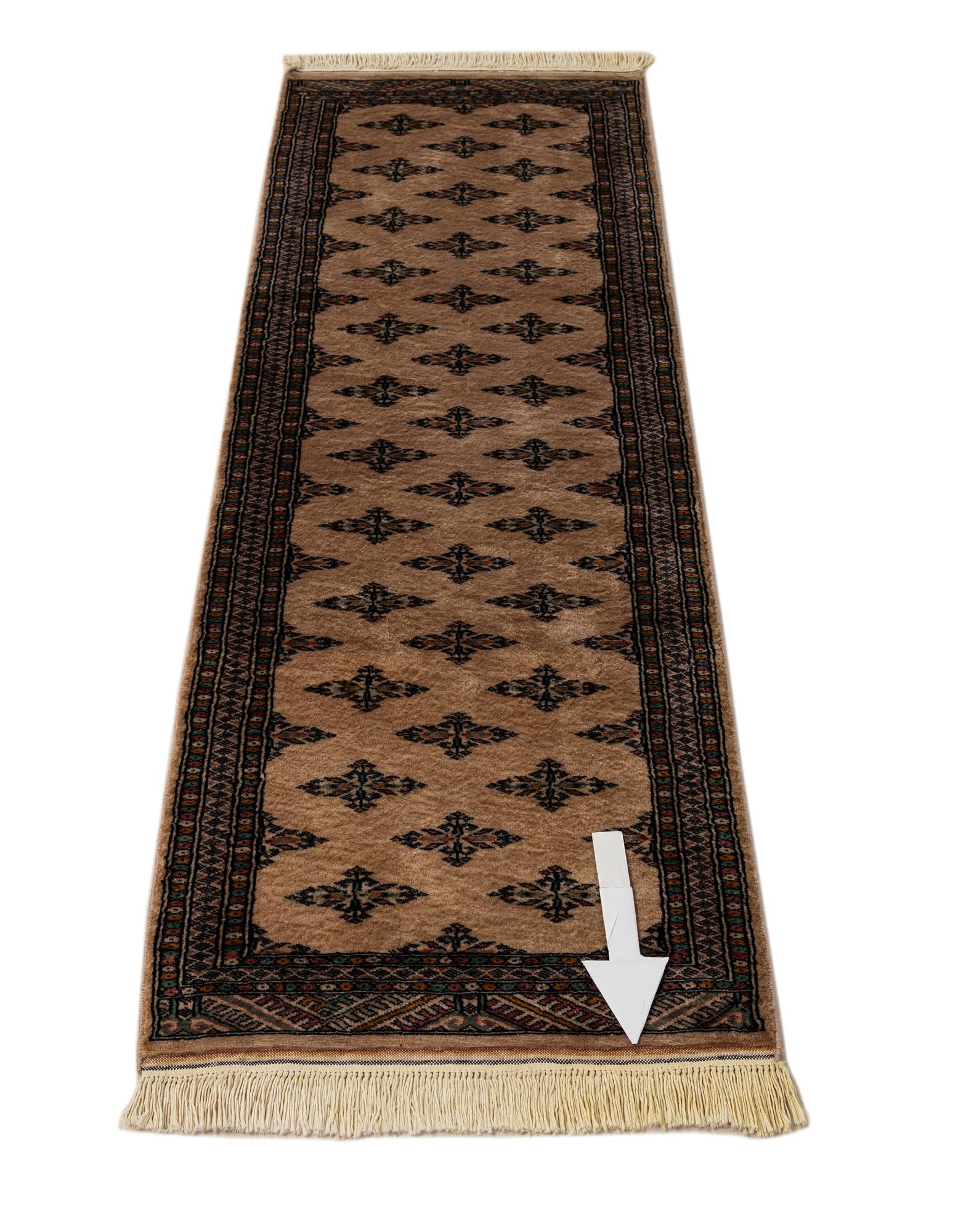 2' 1 x 6' 4 Hand Knotted Bokhara Oriental Wool Runner Rug
