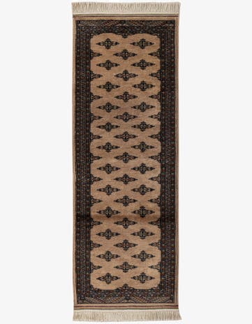 2' 1 x 6' 1 Hand Knotted Bokhara Oriental Wool Runner Rug
