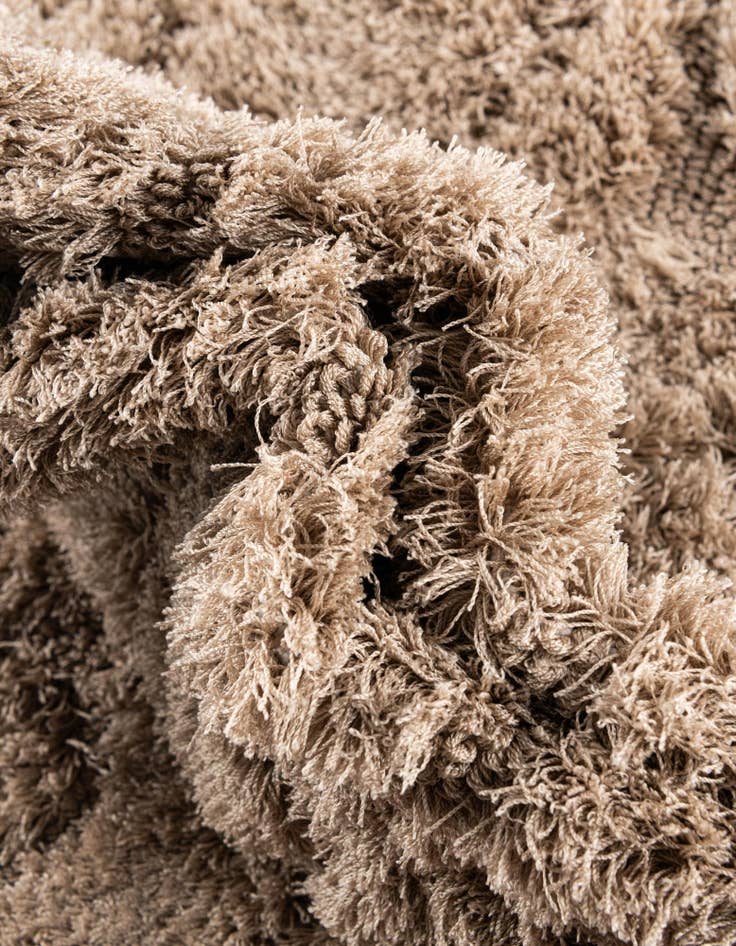 Detail image of 2' x 6' 7 Botanical Shag Runner Rug