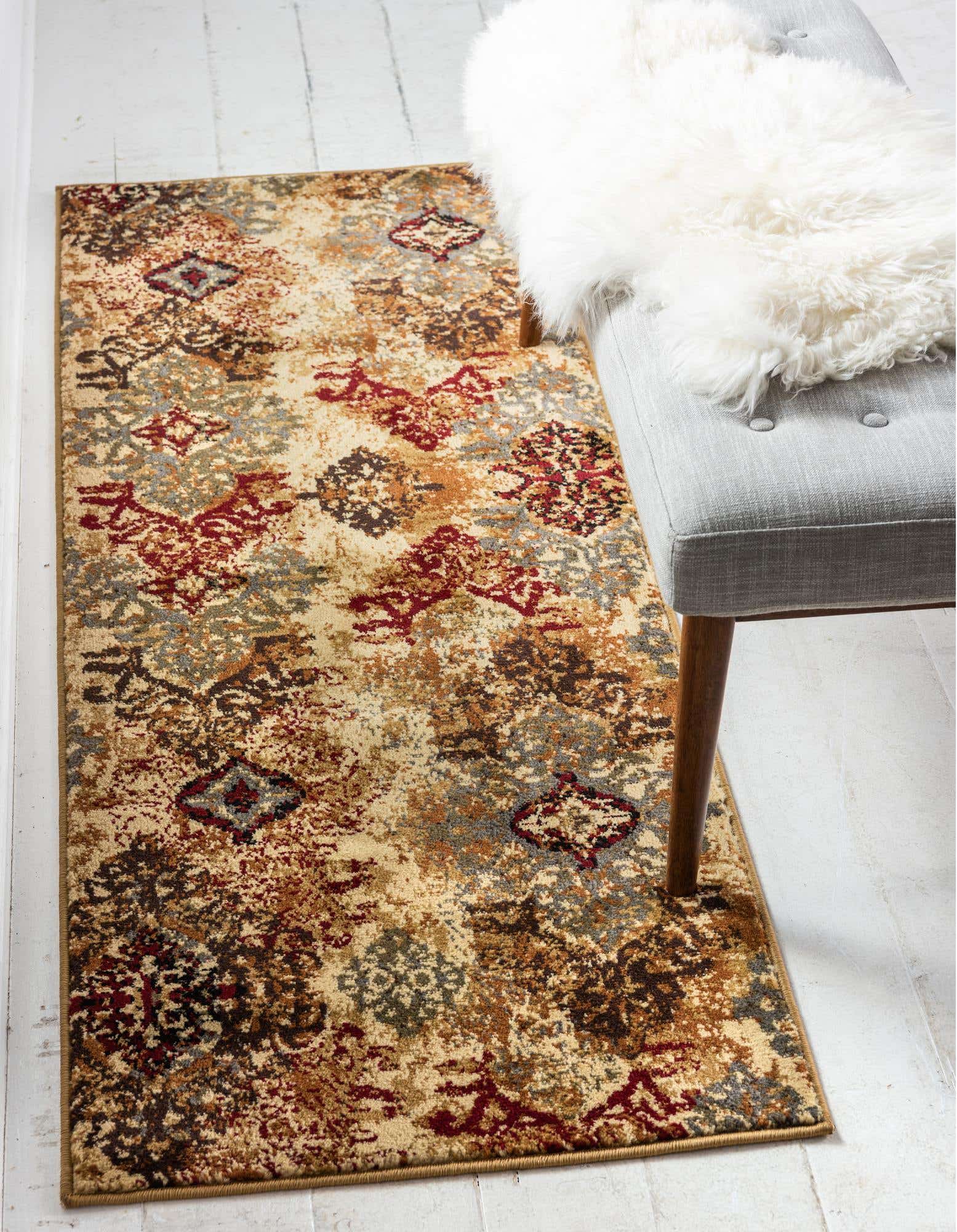 Detail image of 62cm x 155cm Coffee Shop Runner Rug