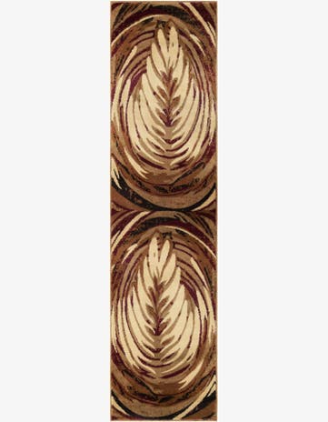 Beige Cafe Runner Rug