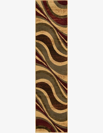 Beige Cafe Runner Rug