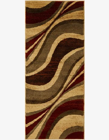 Beige Cafe Runner Rug
