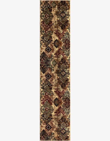 Beige Cafe Runner Rug