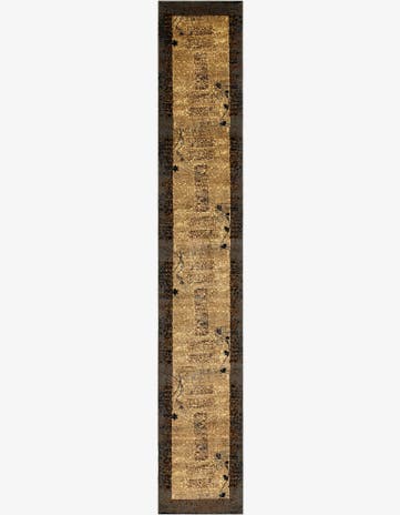 Beige Cafe Runner Rug