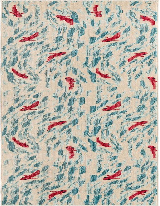 Detail image of 2' 7 x 10' Washable Capri Runner Rug