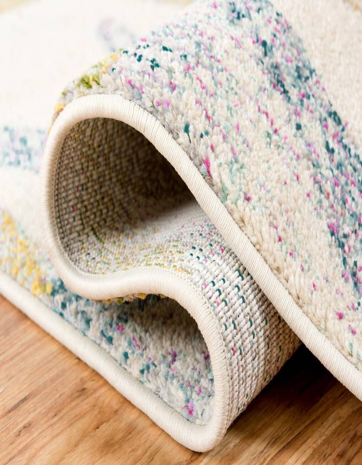Detail image of 2' 7 x 10'  Washable Capri Runner Rug