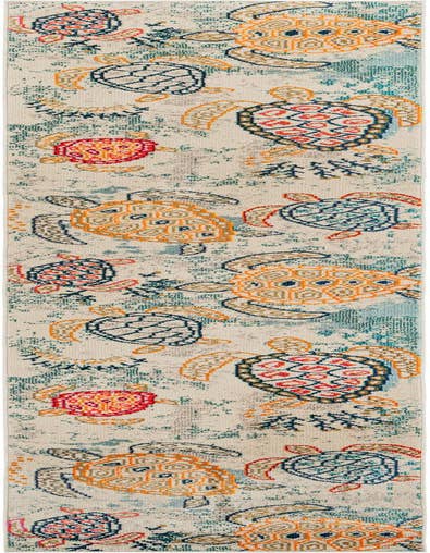 Detail image of 2' 7 x 13' 1 Washable Capri Runner Rug