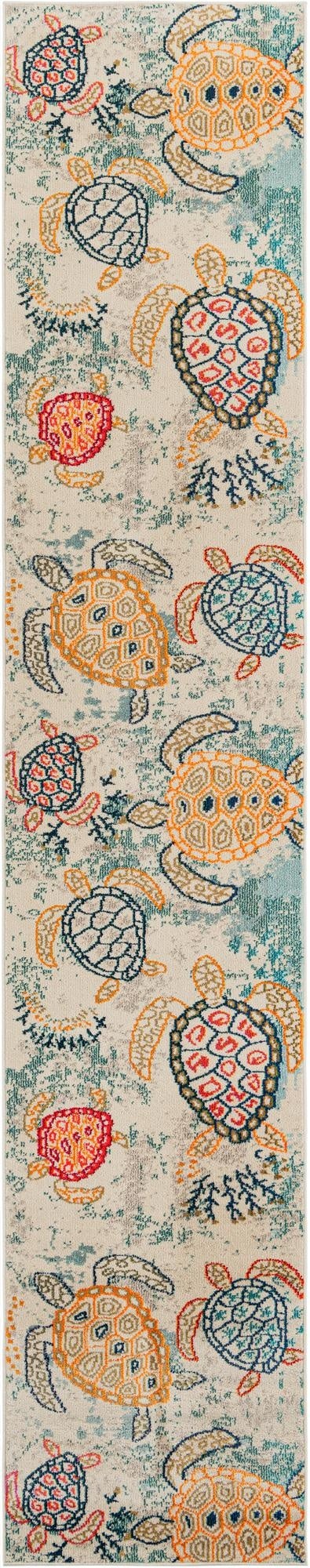 2' 7 x 13' 1  Washable Capri Runner Rug