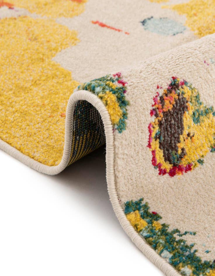 Detail image of 2' 7 x 10'  Washable Casablanca Runner Rug