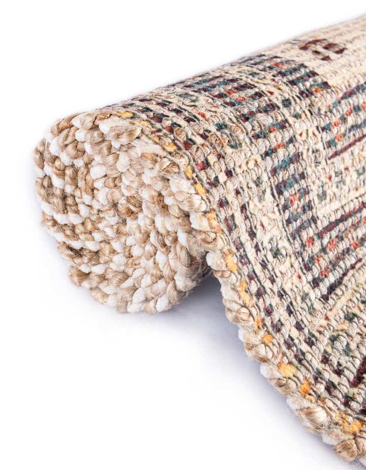 2' 2 x 6' 1 Chenille Jute Runner Rug