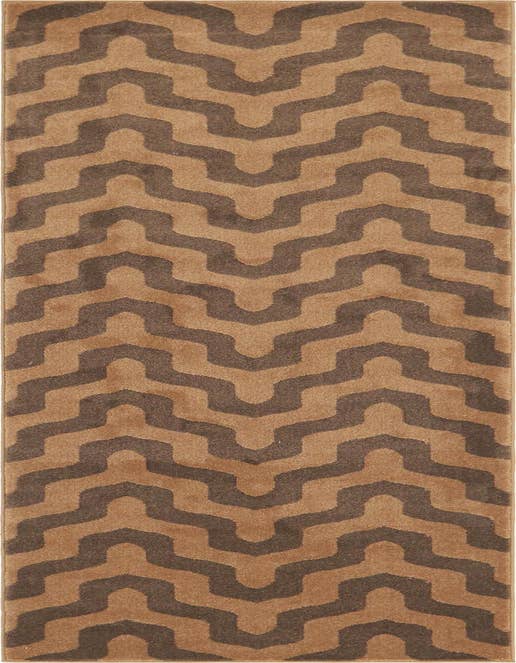 Detail image of 2' 7 x 9' 10 Chevron Runner Rug