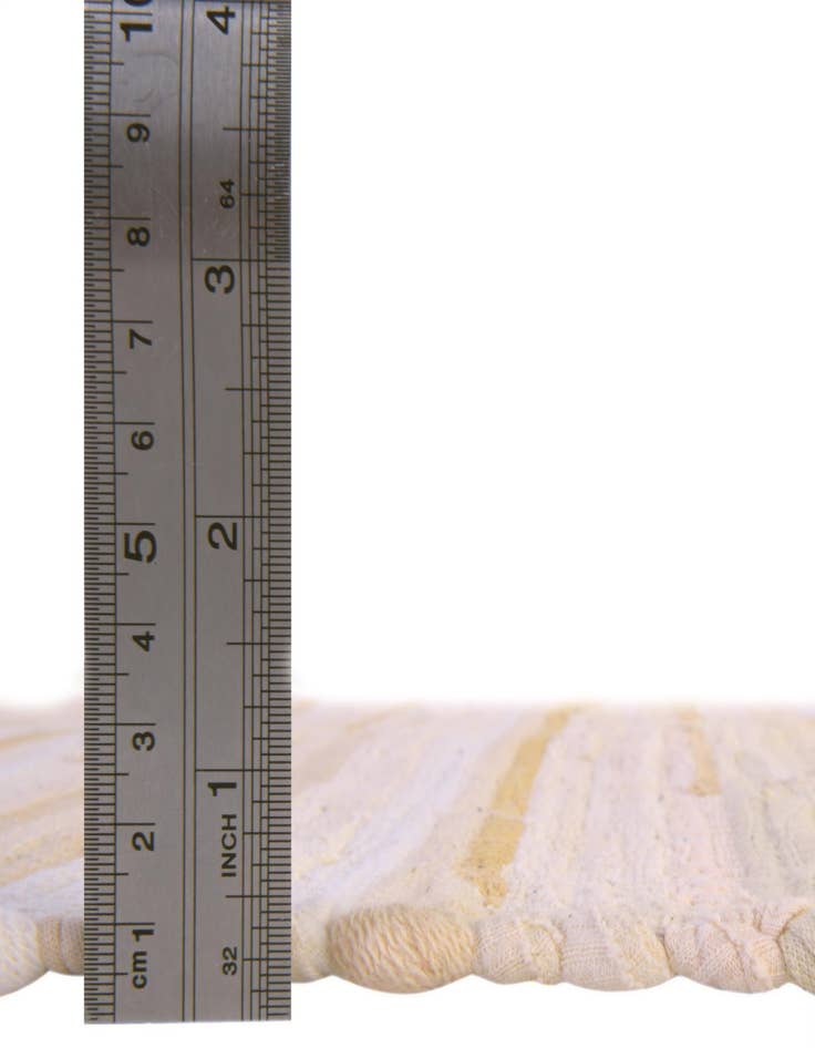 Detail image of 2' x 6'  Hand Woven Chindi Cotton Runner Rug