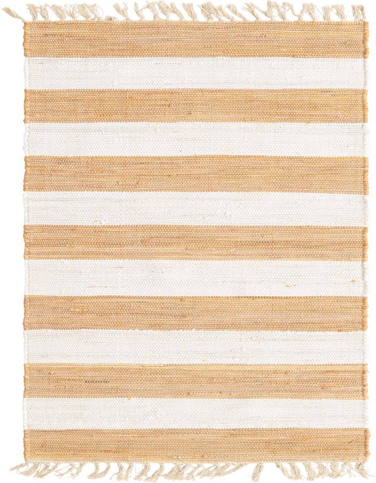Detail image of 2' 7 x 6' 1 Hand Woven Chindi Rag Runner Rug