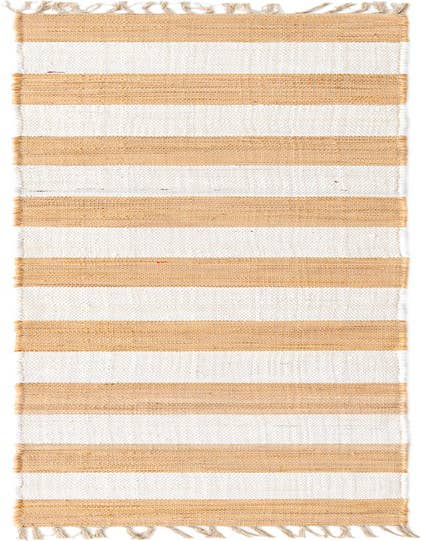 Detail image of 2' 2 x 10' Hand Woven Chindi Rag Runner Rug