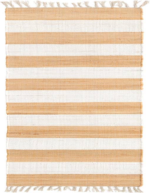 Detail image of 2' 2 x 8' Hand Woven Chindi Rag Runner Rug