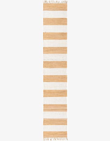 2' 2 x 12' Hand Woven Chindi Rag Runner Rug