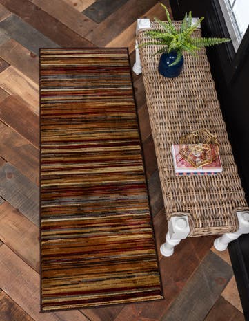 2' 7 x 10' Coffee Shop Runner Rug