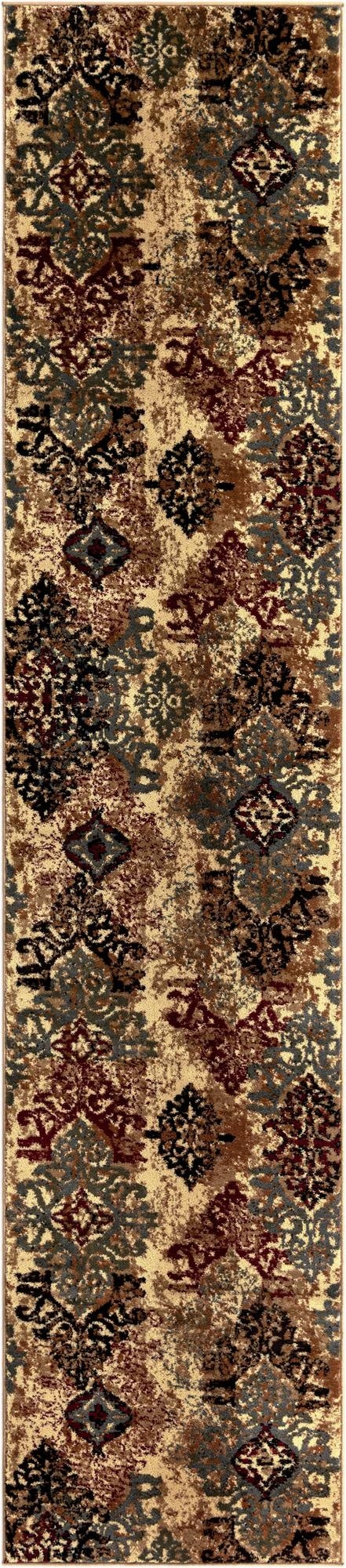 2' 7 x 12' Coffee Shop Runner Rug