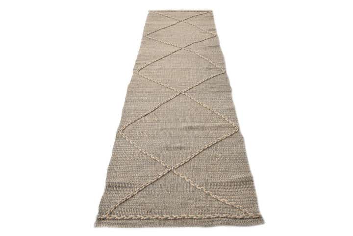 2' 6 x 10' Hand Knotted Darya Wool Runner Rug