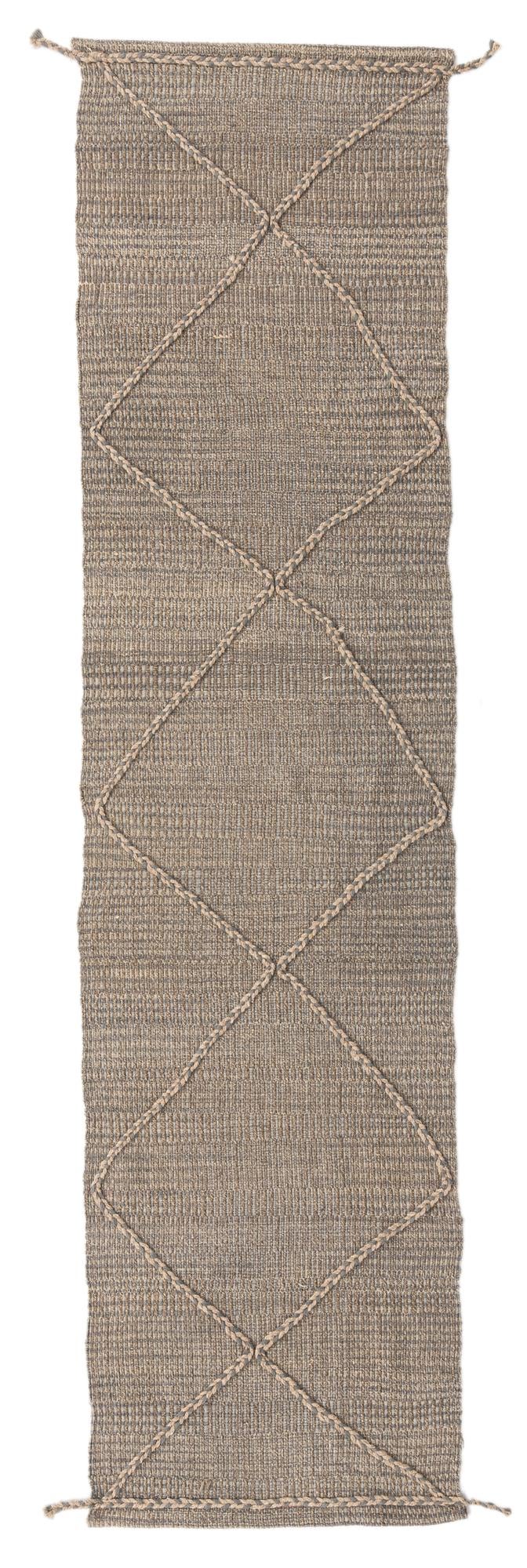 2' 6 x 10' Hand Knotted Darya Wool Runner Rug