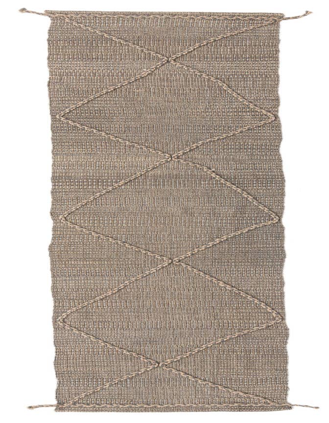 Detail image of 2' 6 x 10' Hand Knotted Darya Wool Runner Rug