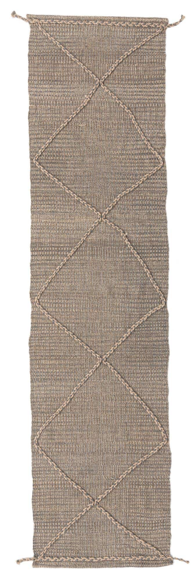 2' 6 x 10' Hand Knotted Darya Wool Runner Rug