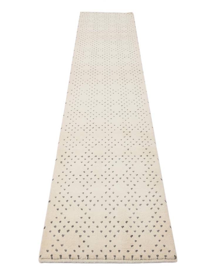 Detail image of 2' 6 x 9' 5  Hand Knotted Darya Wool Runner Rug