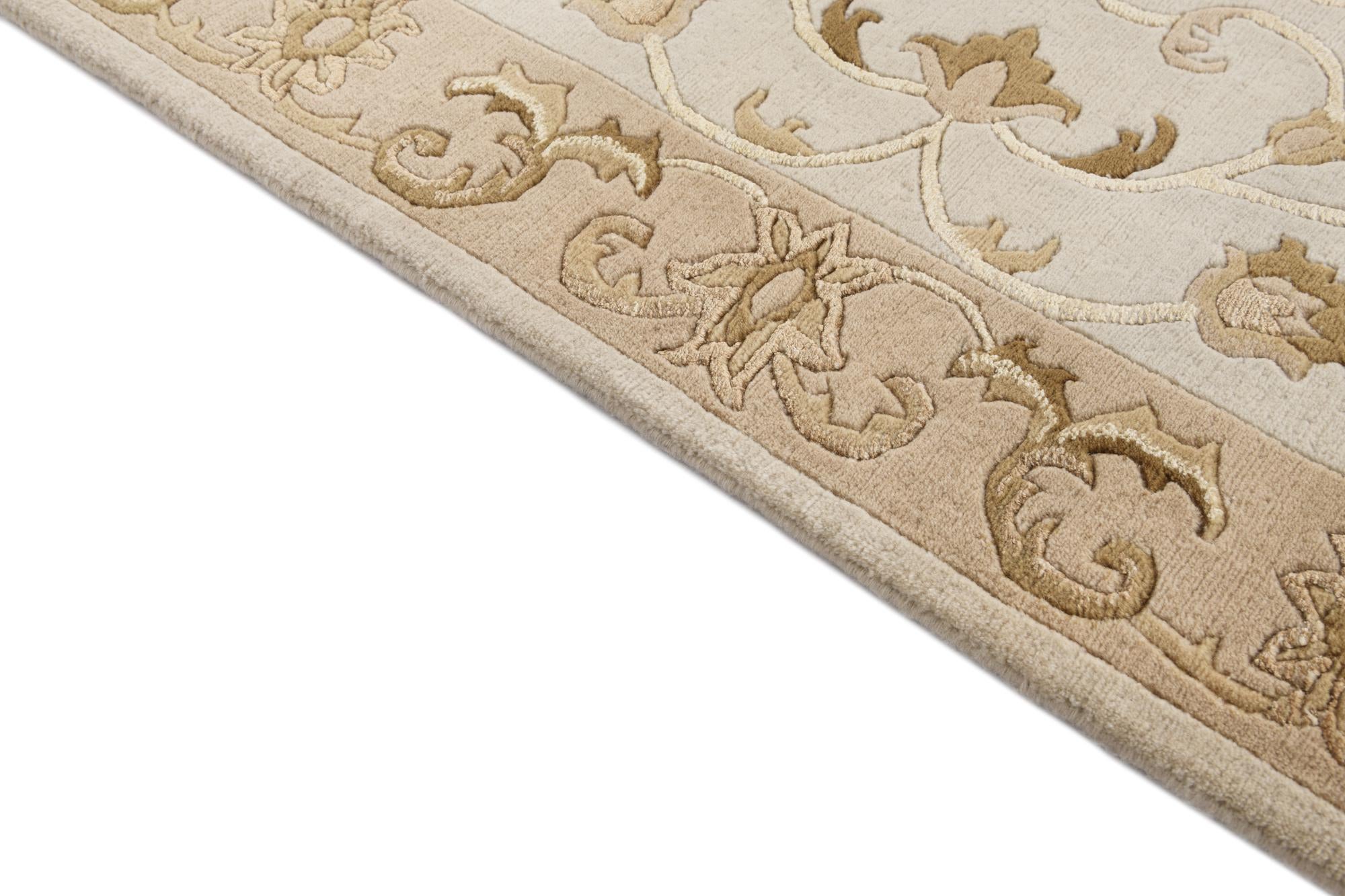 2' 8 x 9' 8 Hand Knotted Darya Wool Runner Rug