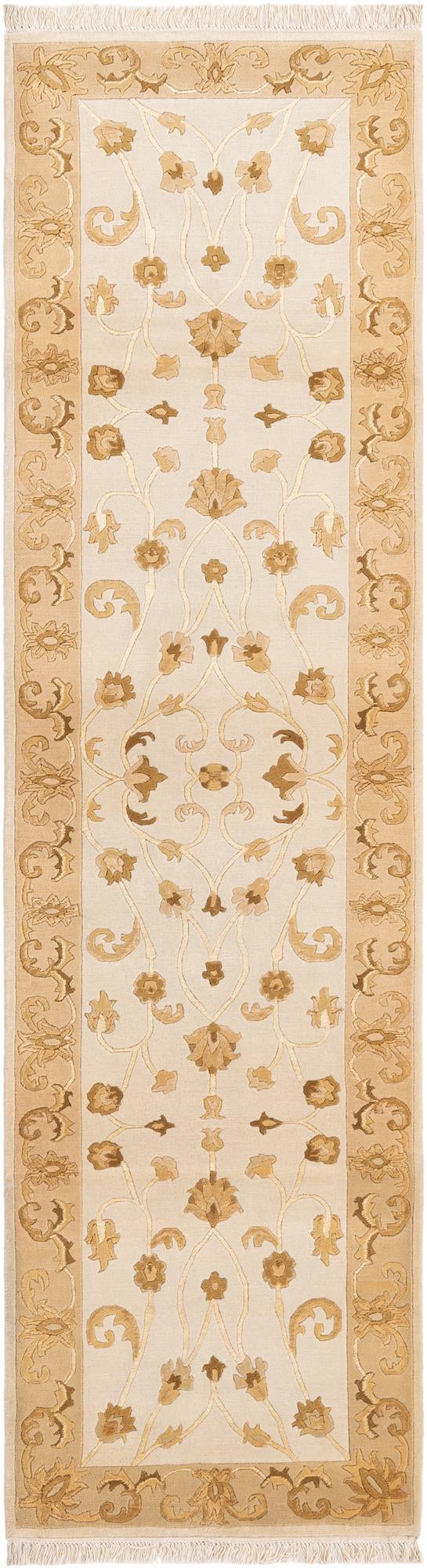 2' 8 x 9' 8 Hand Knotted Darya Wool Runner Rug
