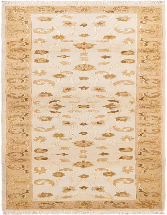 Detail image of 2' 8 x 9' 8 Hand Knotted Darya Wool Runner Rug