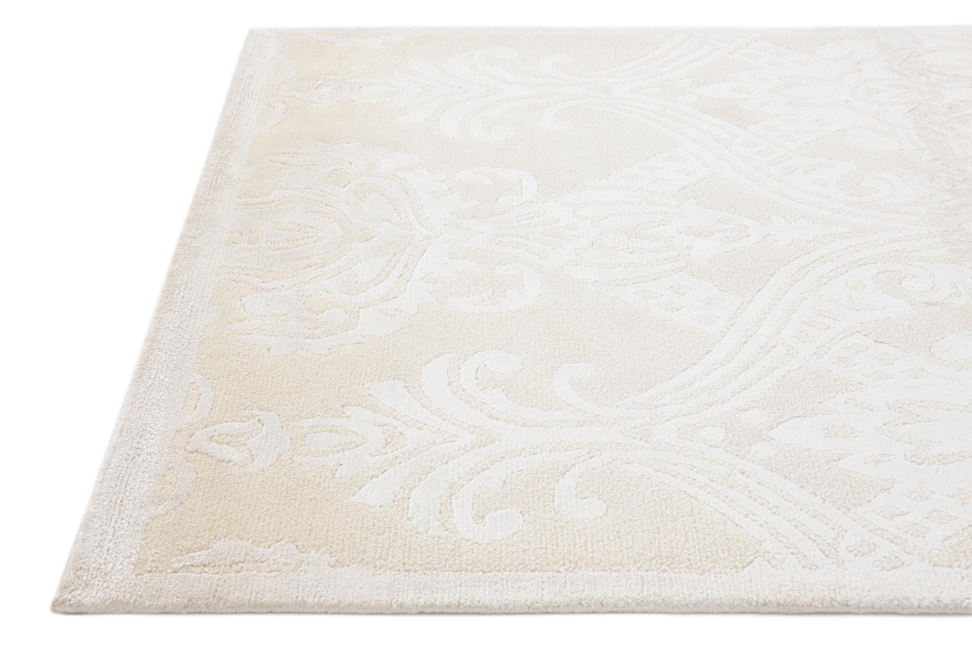 2' 10 x 9' 11 Hand Knotted Darya Wool Runner Rug