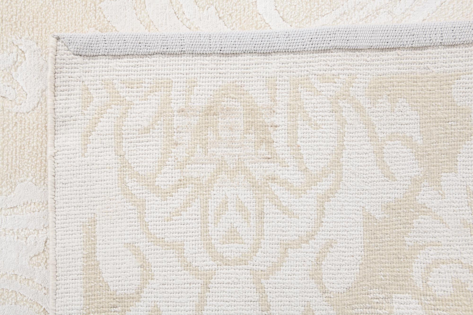 2' 10 x 9' 11 Hand Knotted Darya Wool Runner Rug