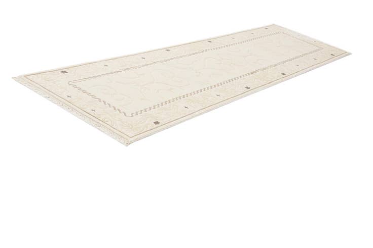 Detail image of 2' 8 x 10' Hand Knotted Darya Wool Runner Rug