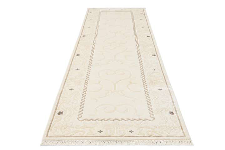 2' 8 x 10' Hand Knotted Darya Wool Runner Rug