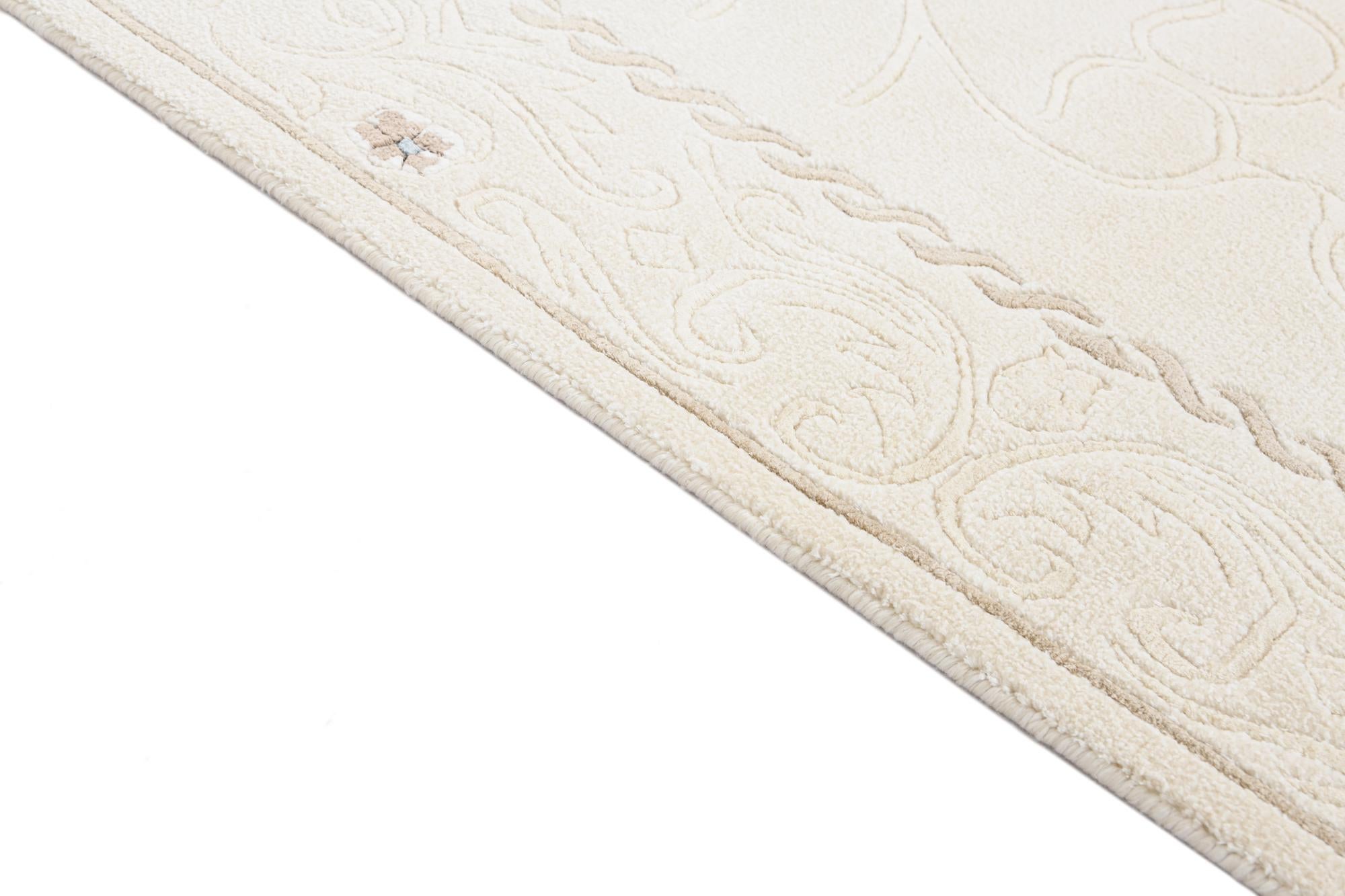 2' 8 x 10' Hand Knotted Darya Wool Runner Rug