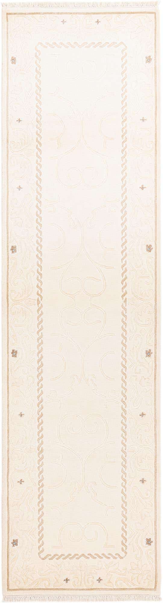 2' 8 x 10' Hand Knotted Darya Wool Runner Rug