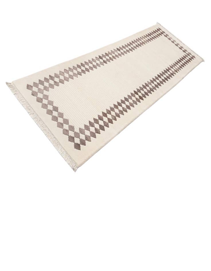 Detail image of 2' 8 x 9' 9  Hand Knotted Darya Wool Runner Rug