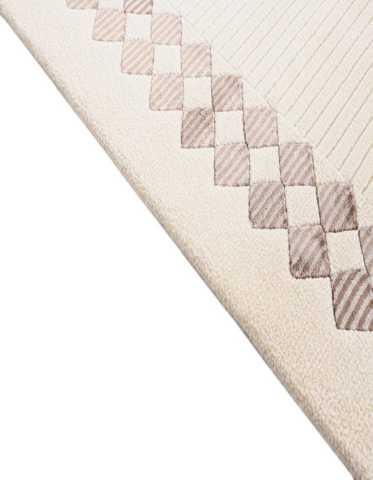 Detail image of 2' 8 x 9' 9 Hand Knotted Darya Wool Runner Rug