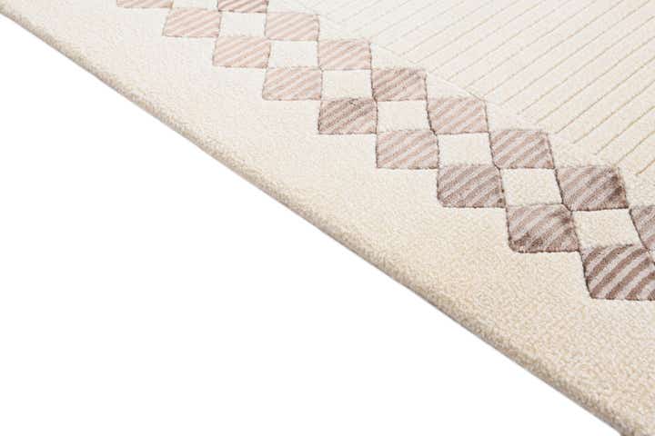 2' 8 x 9' 9 Hand Knotted Darya Wool Runner Rug