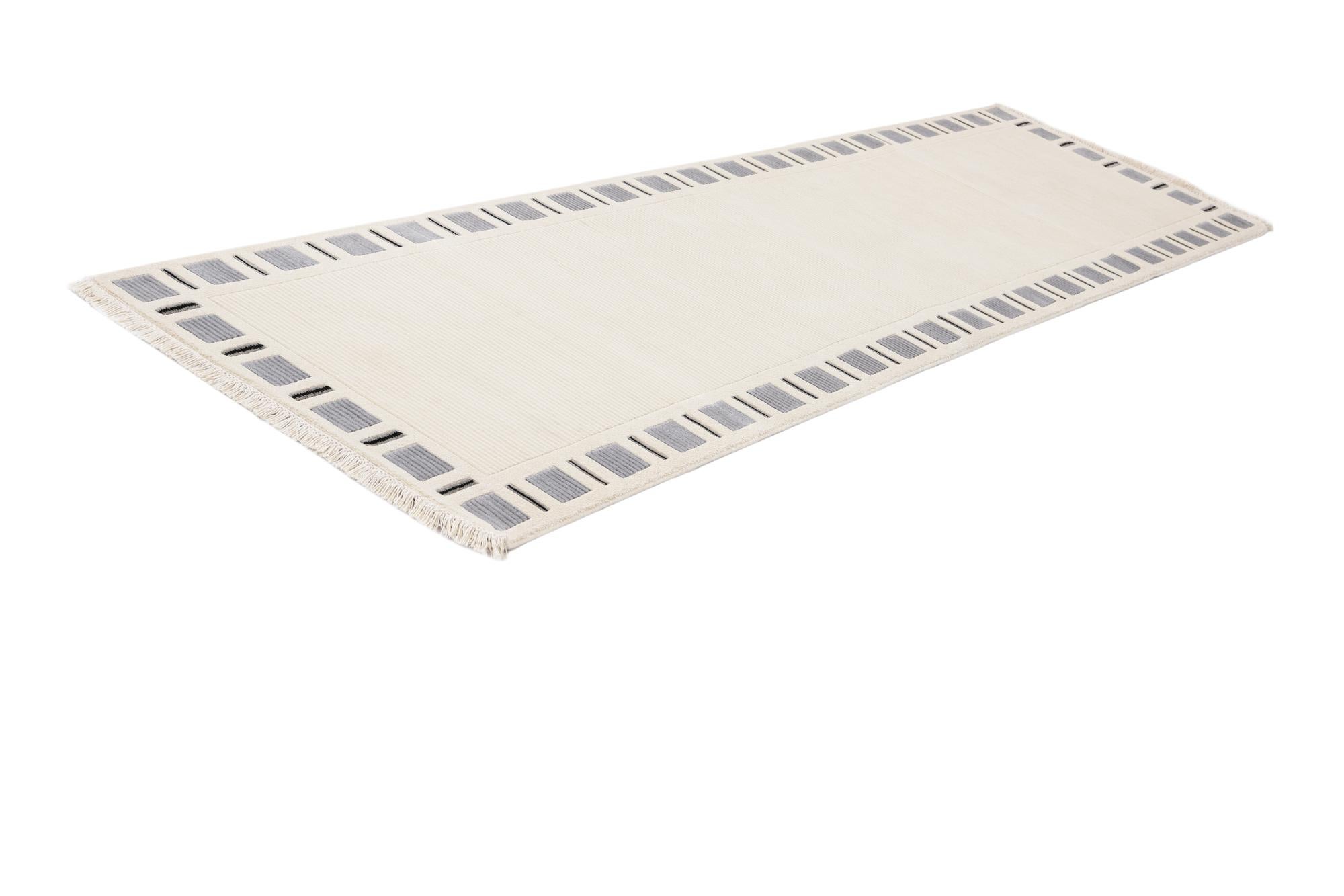2' 7 x 9' 10 Hand Knotted Darya Wool Runner Rug