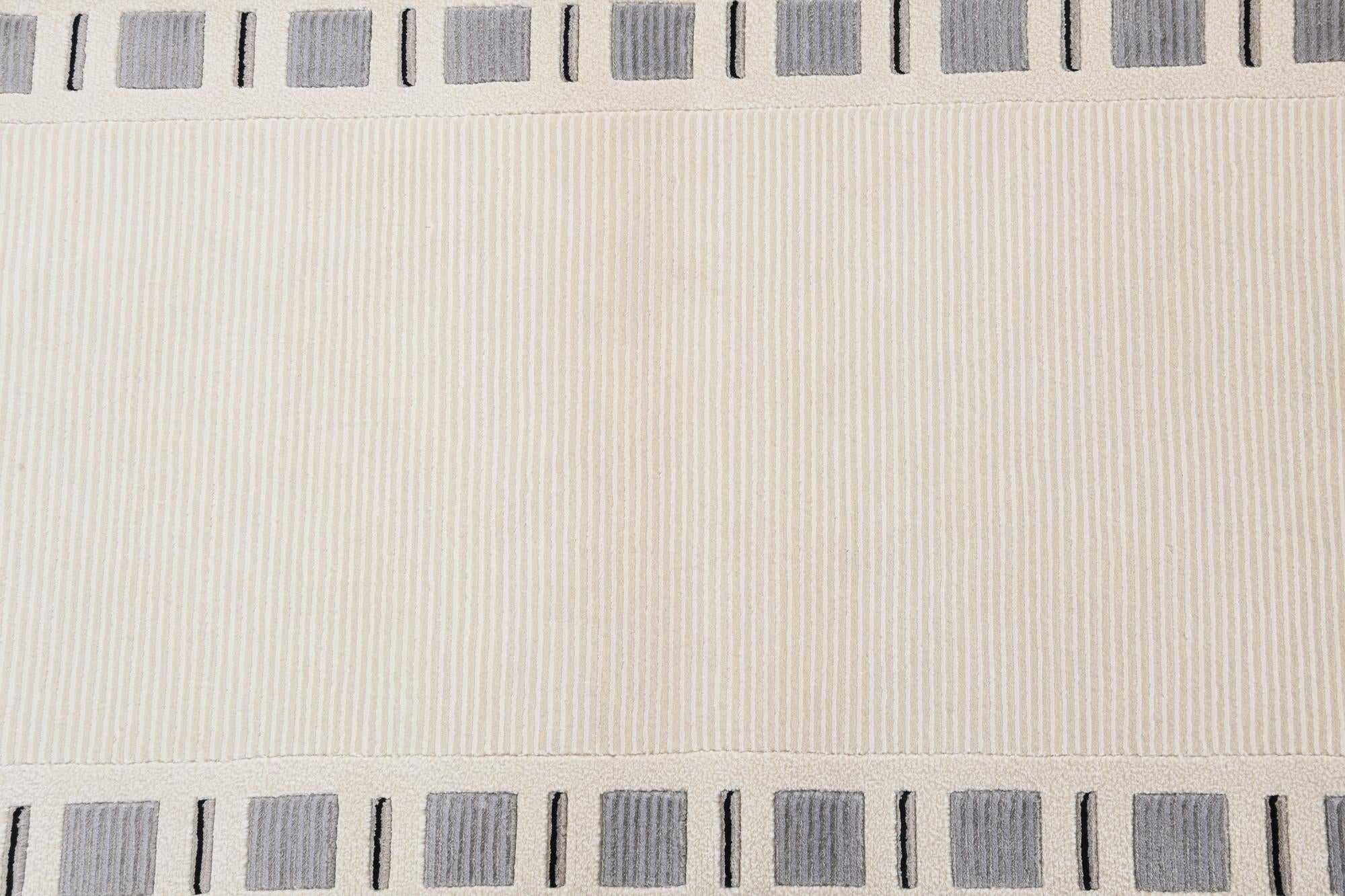 2' 7 x 9' 10 Hand Knotted Darya Wool Runner Rug