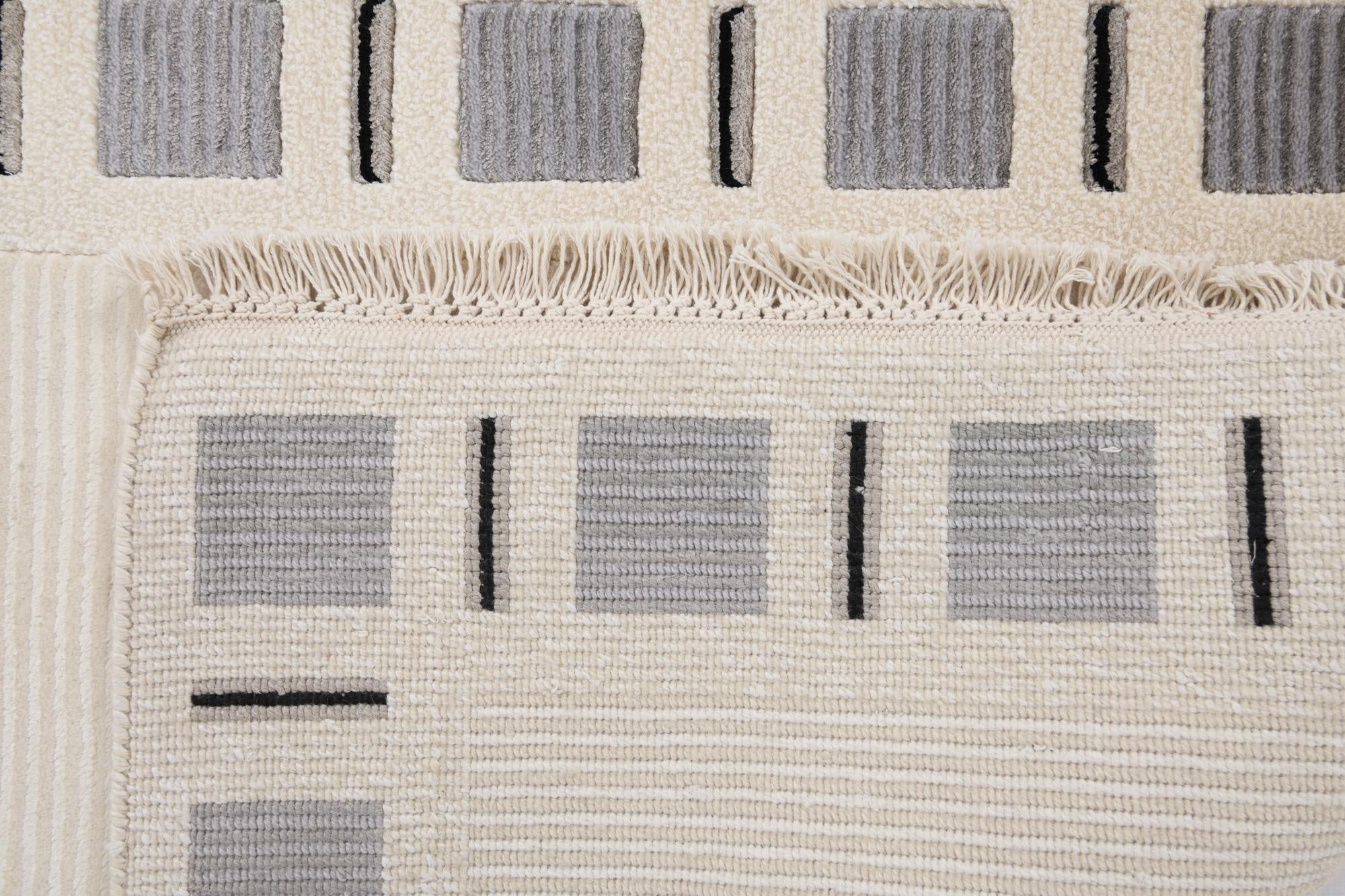 2' 7 x 9' 10 Hand Knotted Darya Wool Runner Rug