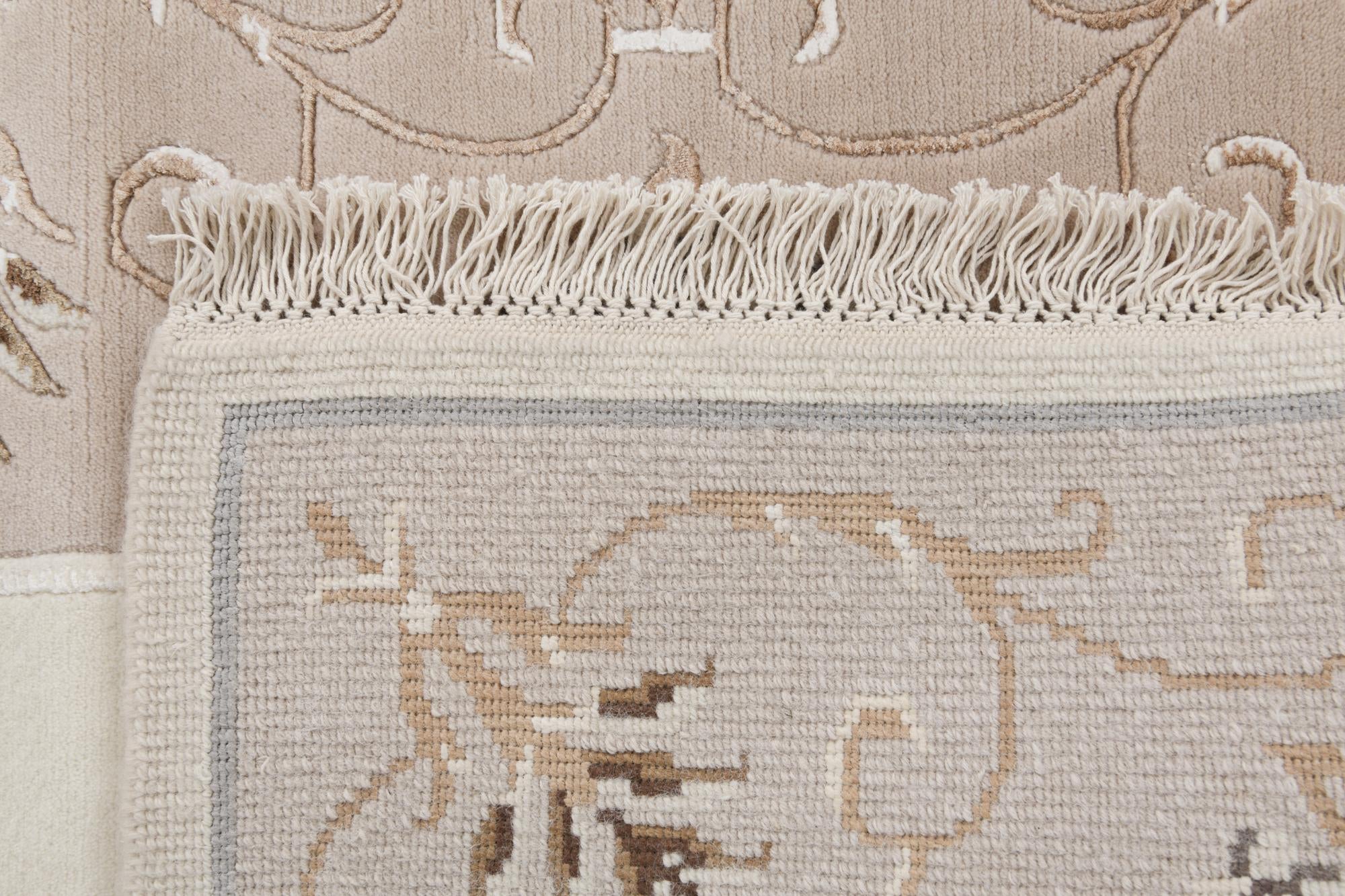 2' 9 x 9' 11 Hand Knotted Darya Wool Runner Rug