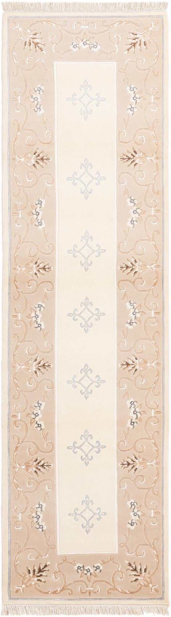 2' 9 x 9' 11 Hand Knotted Darya Wool Runner Rug